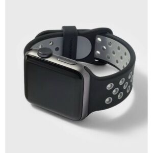 All in Motion Black Grey Apple Watch Bands